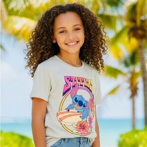 LILO & STITCH Bundle: 1) T-Shirt, 1) Water Bottle, and 1) Car Coaster, All NWOT